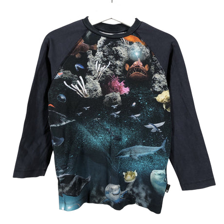 Unisex Molo Kids - Trikotaažist pluus, suurus 104 - 110 - Sinine ()