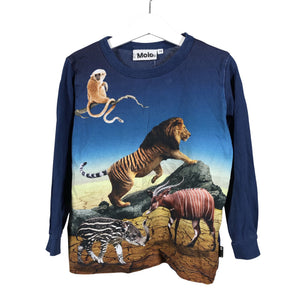 Unisex Molo Kids - Trikotaažist pluus, suurus 104 - 110 - Sinine (1)