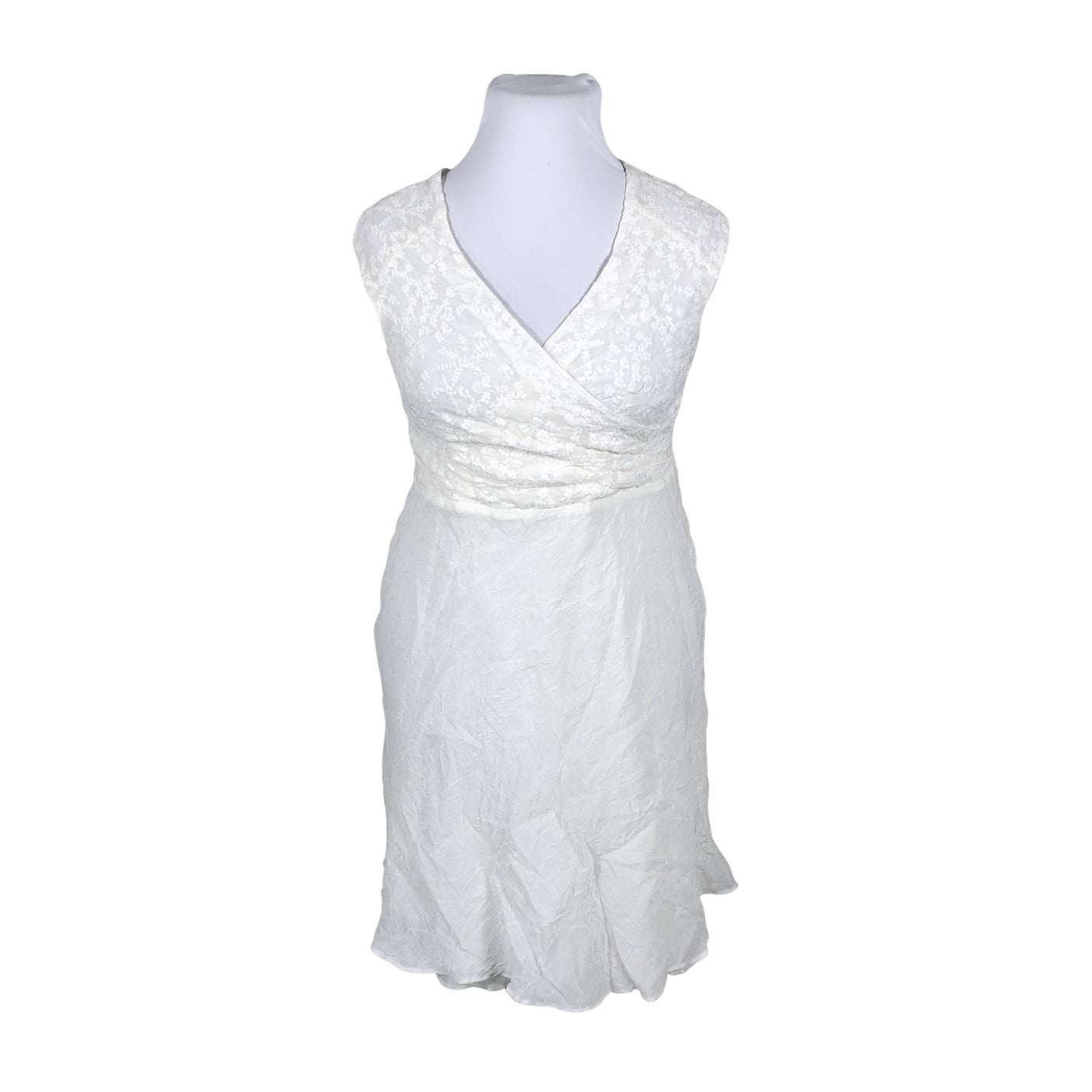 Unisex La Femme - Mitteveniv kleit, suurus 44 - Valge (1)