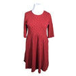 Unisex Seasalt Cornwall - Trikotaažist kleit, suurus 44 - Veinipunane ()
