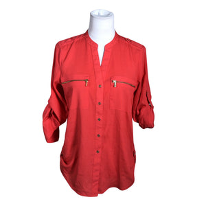 Unisex Calvin Klein - Pluus, suurus 36 - Punane (1)
