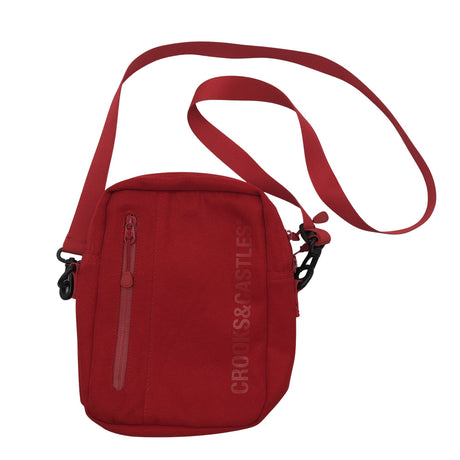 Unisex Crooks&Castles - Õlakott, suurus Mini - Punane ()