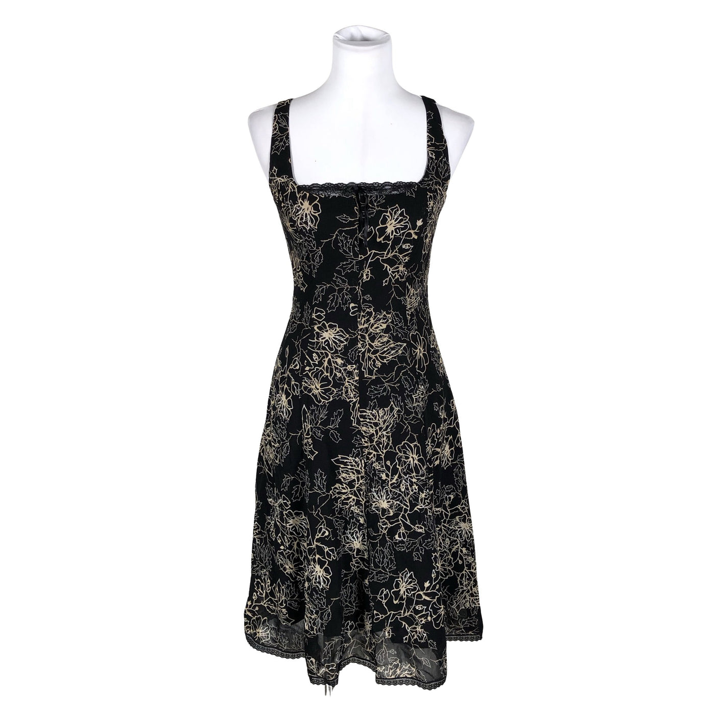 Unisex Andiata - Mitteveniv kleit, suurus 34 - Must (1)