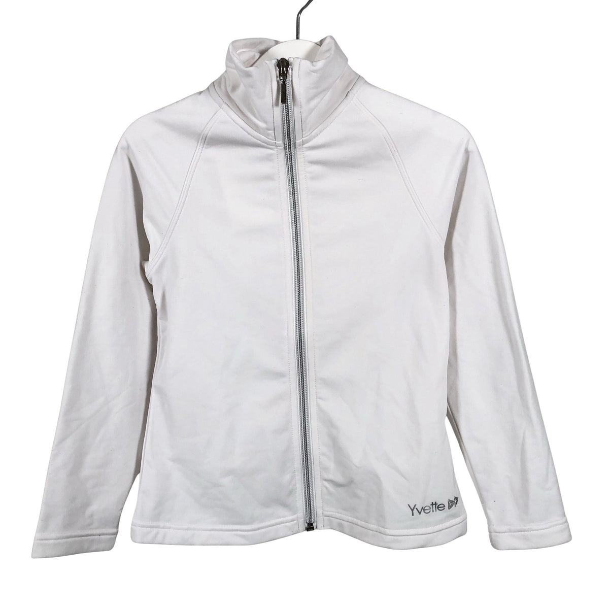 Unisex Yvette - Spordisärk, pikad käised, suurus 122 - 128 - Valge (1)