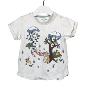 Unisex Polarn O. Pyret - T-särk, suurus 74 - 80 - Valge (1)