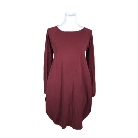 Unisex Papu - Trikotaažist kleit, suurus 36 - Veinipunane ()