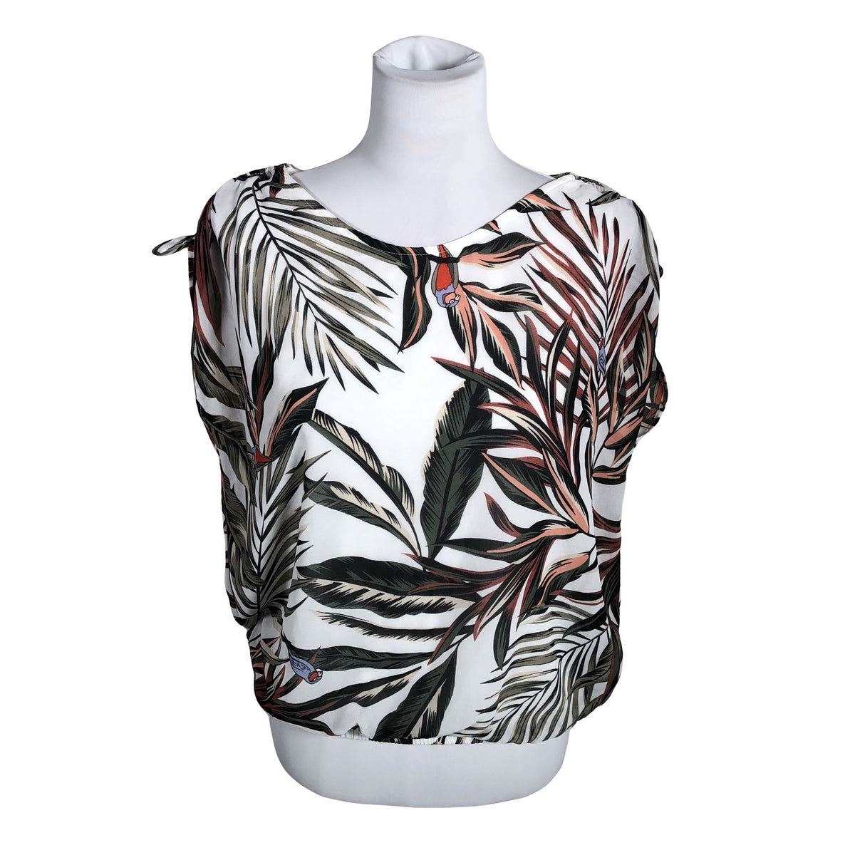 Unisex s.Oliver - Lühikeste käistega pluus, suurus 38 - Roheline (1)