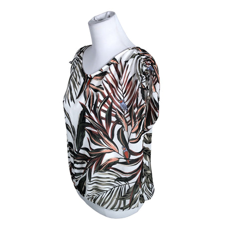 Unisex s.Oliver - Lühikeste käistega pluus, suurus 38 - Roheline (2)