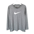 Unisex Nike - Spordisärk, pikad käised, suurus 128 - 134 - Hall ()