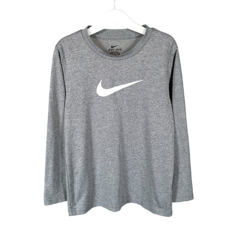 Unisex Nike - Spordisärk, pikad käised, suurus 128 - 134 - Hall ()