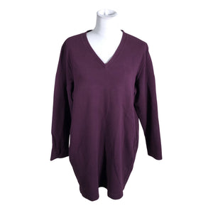 Unisex NOSH - Trikotaažist tuunika, suurus 40 - Veinipunane (1)