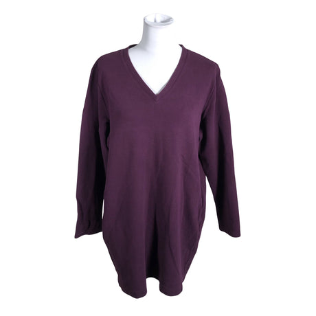 Unisex NOSH - Trikotaažist tuunika, suurus 40 - Veinipunane ()