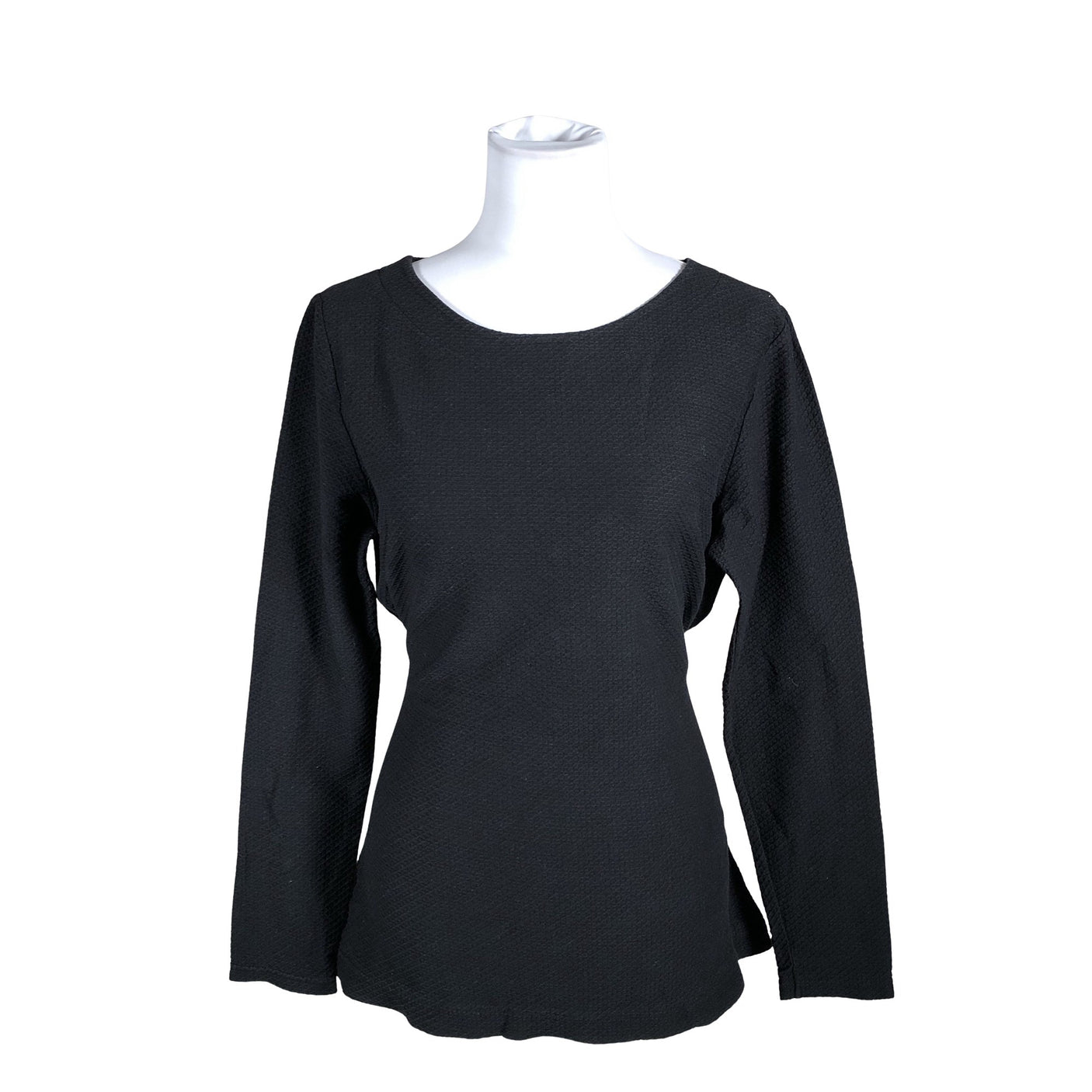 Unisex NOSH - Trikotaažist pluus, suurus 40 - Must (1)