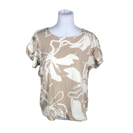 Unisex NOSH - Lühikeste käistega pluus, suurus 40 - Beige ()