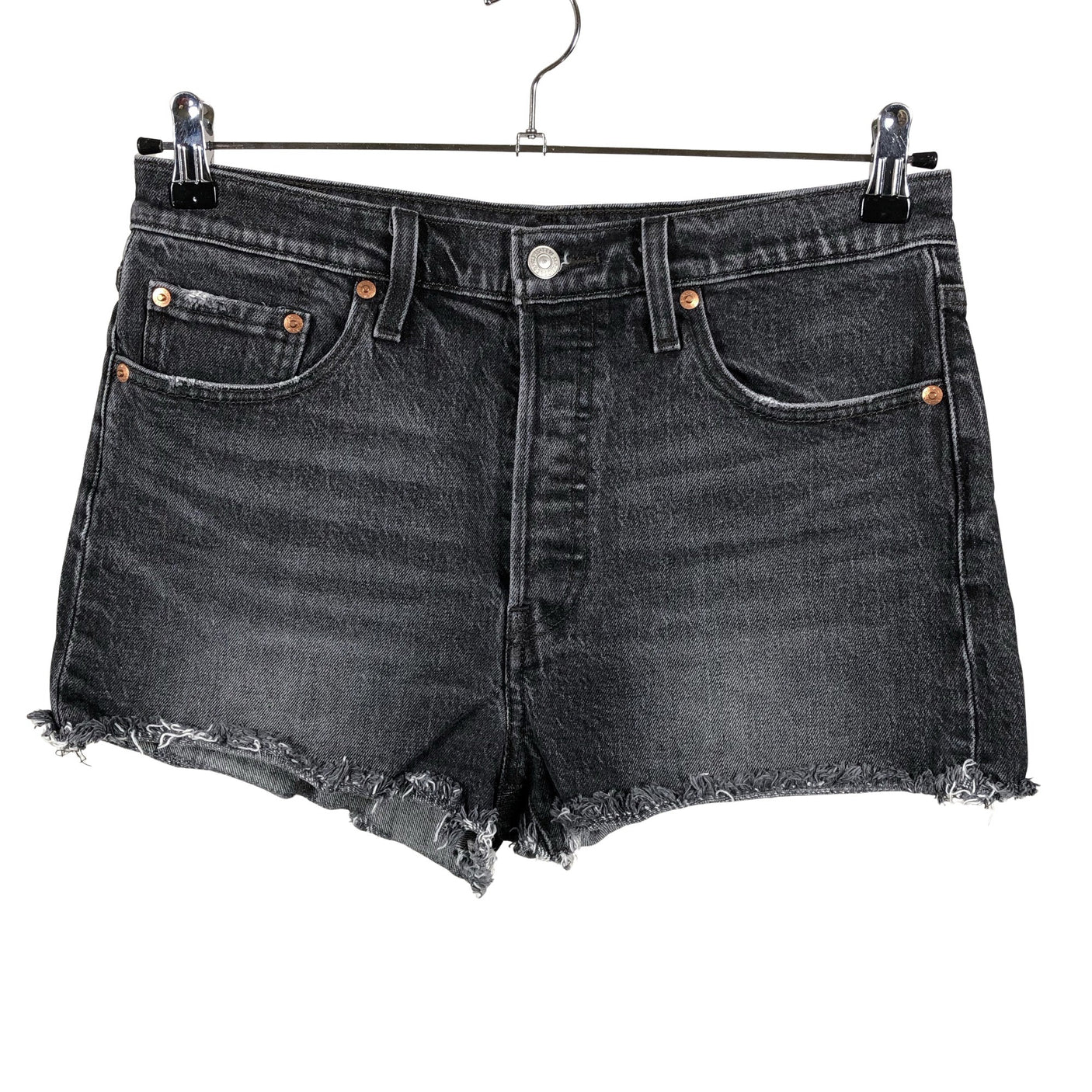 Unisex Levi's - Teksast lühikesed püksid, suurus 38 - Hall (1)
