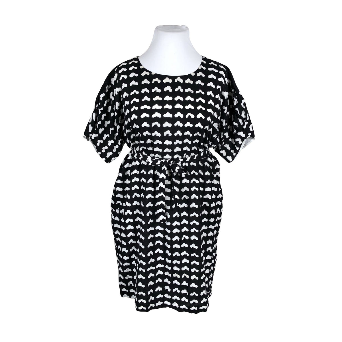 Unisex Marimekko - Mitteveniv kleit, suurus 44 - Must (1)