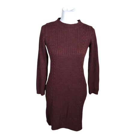 Unisex Anna Field - Kootud kleit, suurus 36 - Veinipunane ()