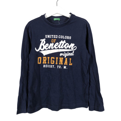 Unisex Benetton - Trikotaažist pluus, suurus 122 - 128 - Sinine ()