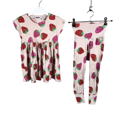 Unisex Molo Kids - Trikotaažist kleit, suurus 92 - 98 - Heleroosa ()
