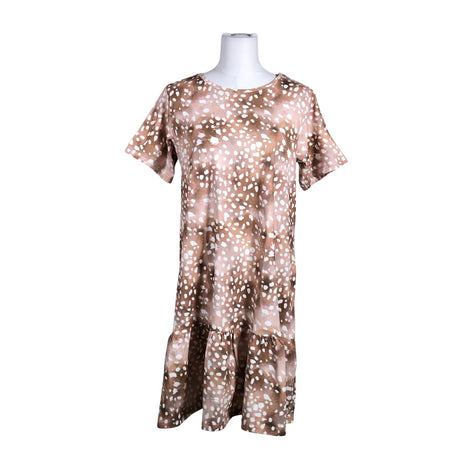 Unisex Kaiko - Trikotaažist kleit, suurus 38 - Pruun ()