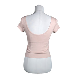 Unisex Uniqlo - T-särk, suurus 36 - Heleroosa (2)