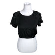 Unisex &Other Stories - Lühikeste käistega pluus, suurus 38 - Must ()