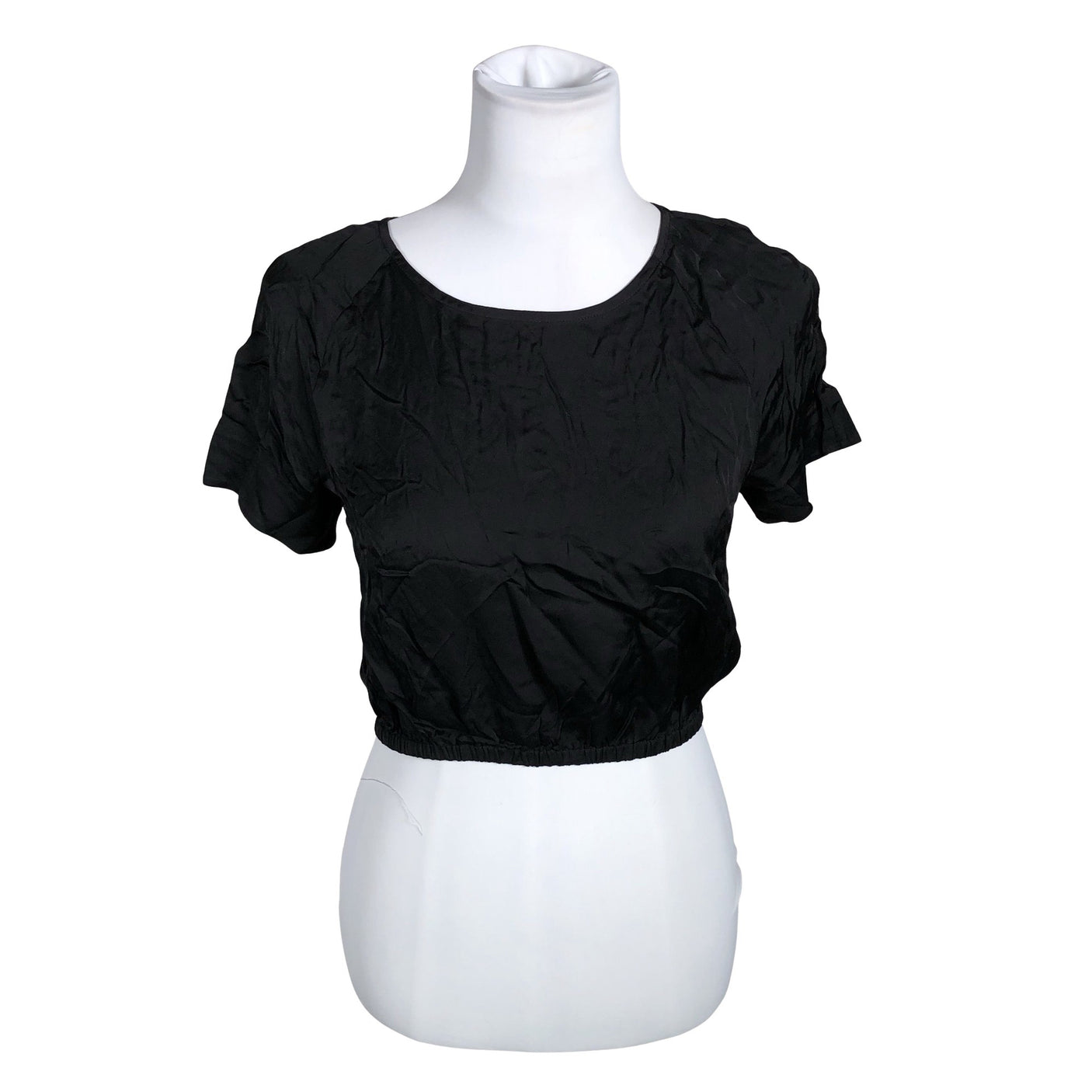 Unisex &Other Stories - Lühikeste käistega pluus, suurus 38 - Must (1)