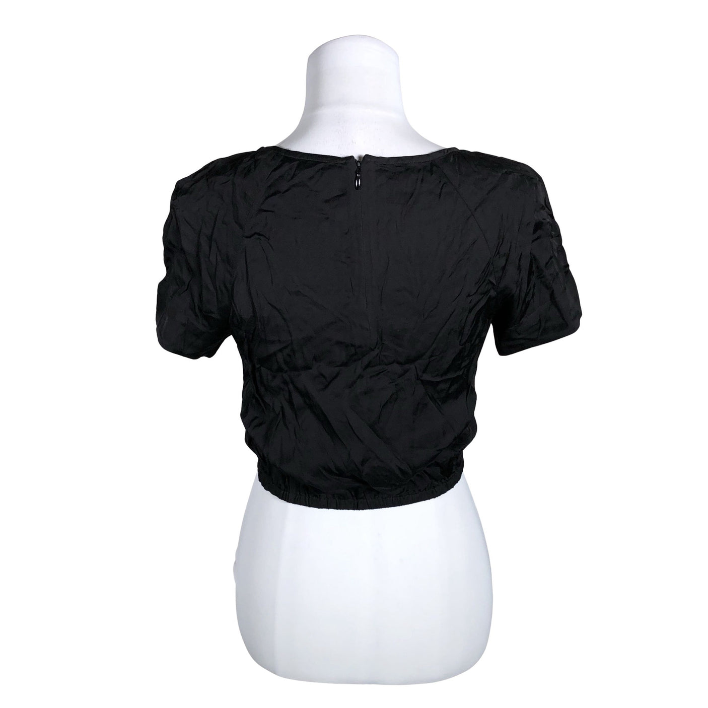 Unisex &Other Stories - Lühikeste käistega pluus, suurus 38 - Must (2)