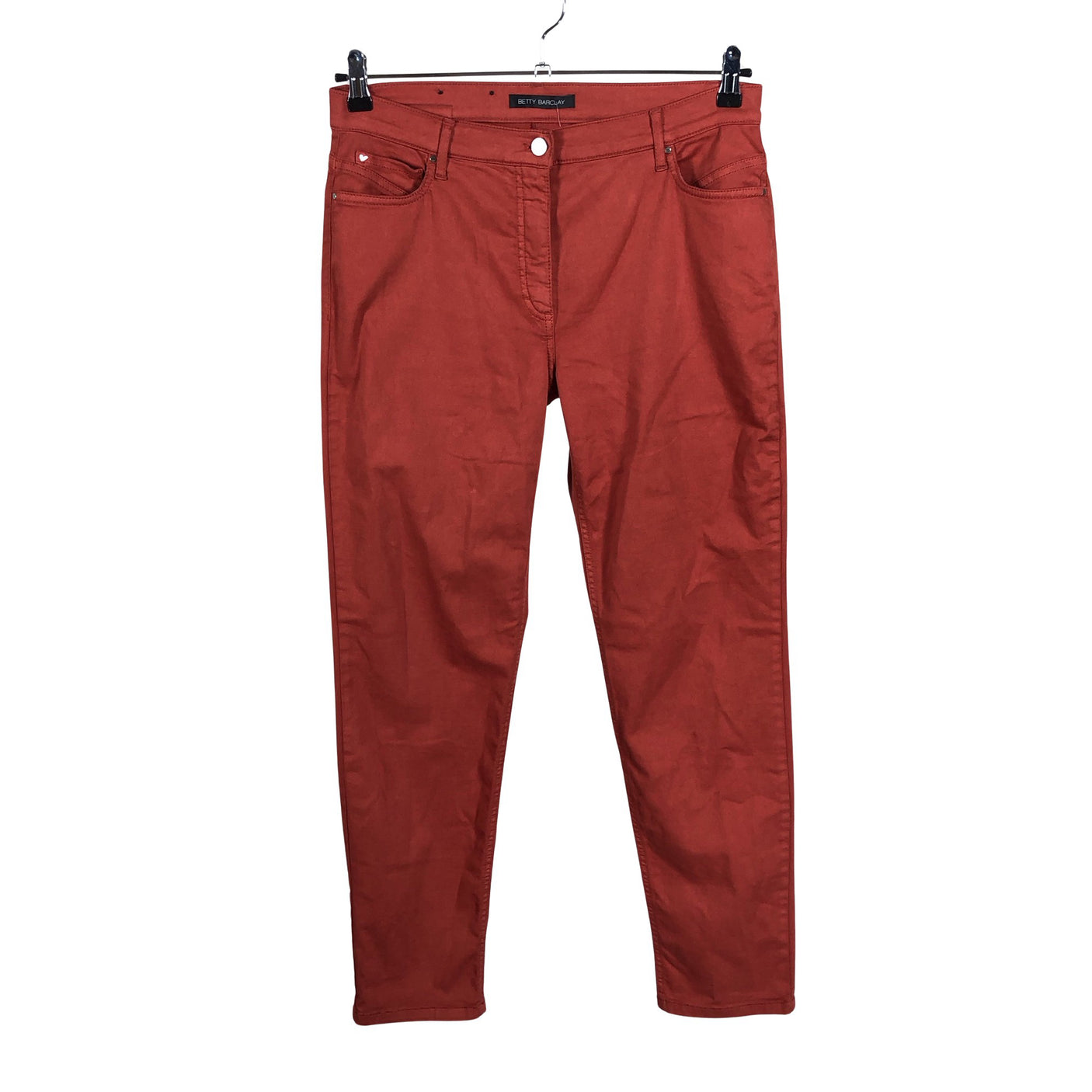 Unisex Betty Barclay - Mittevenivad püksid, suurus 42 - Punane (1)