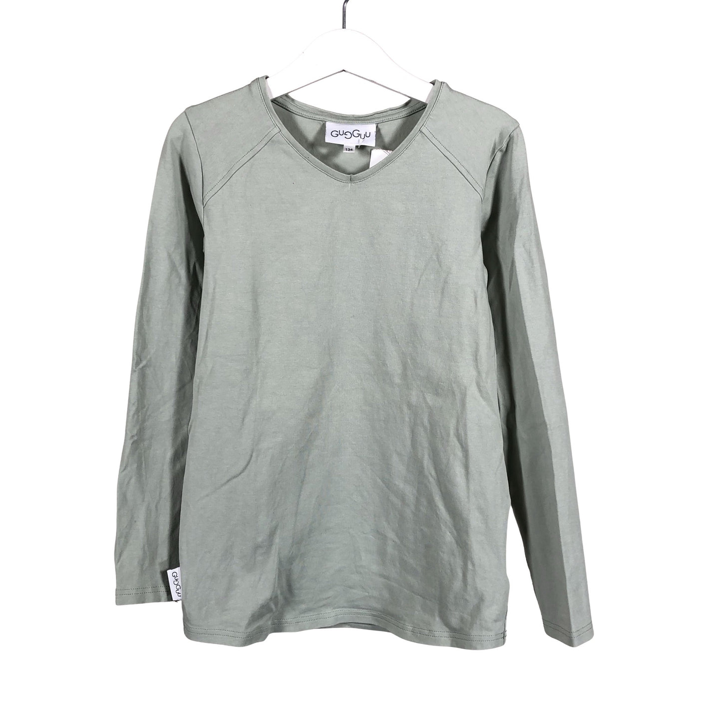 Unisex Gugguu - Trikotaažist pluus, suurus 128 - 134 - Roheline (1)