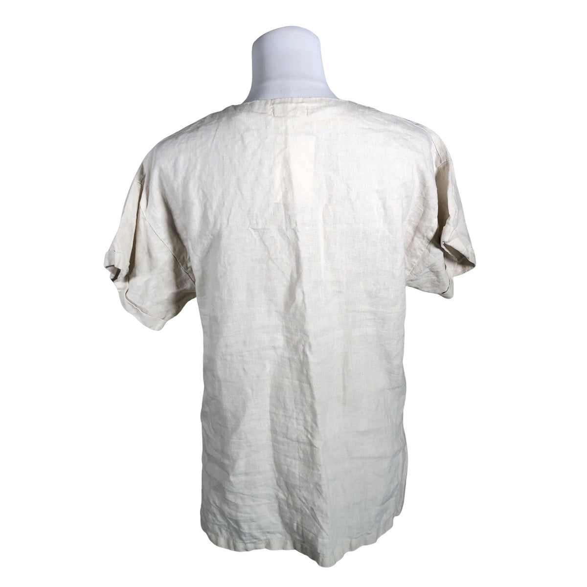 Unisex Hima - Lühikeste käistega pluus, suurus 36 - Beige (2)