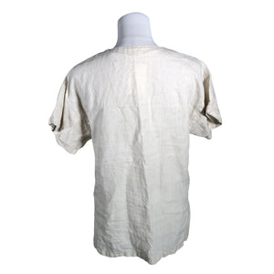 Unisex Hima - Lühikeste käistega pluus, suurus 36 - Beige (2)