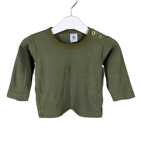 Unisex Petit Bateau - Trikotaažist pluus, suurus 74 - 80 - Roheline ()