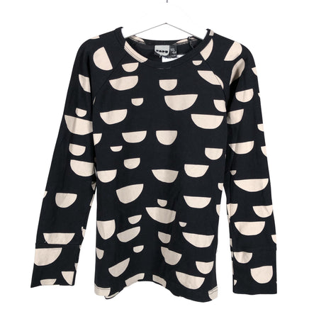 Unisex Papu - Trikotaažist pluus, suurus 122 - 128 - Must ()