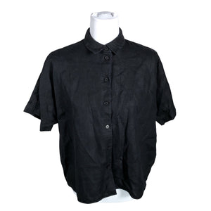 Unisex COS - Lühikeste käistega pluus, suurus 38 - Must (1)
