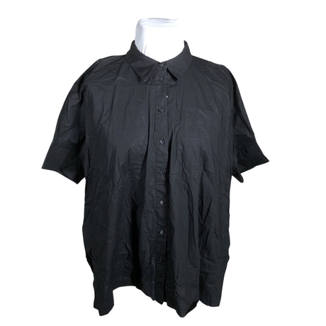 Unisex Just Female - Lühikeste käistega pluus, suurus 42 - Must ()