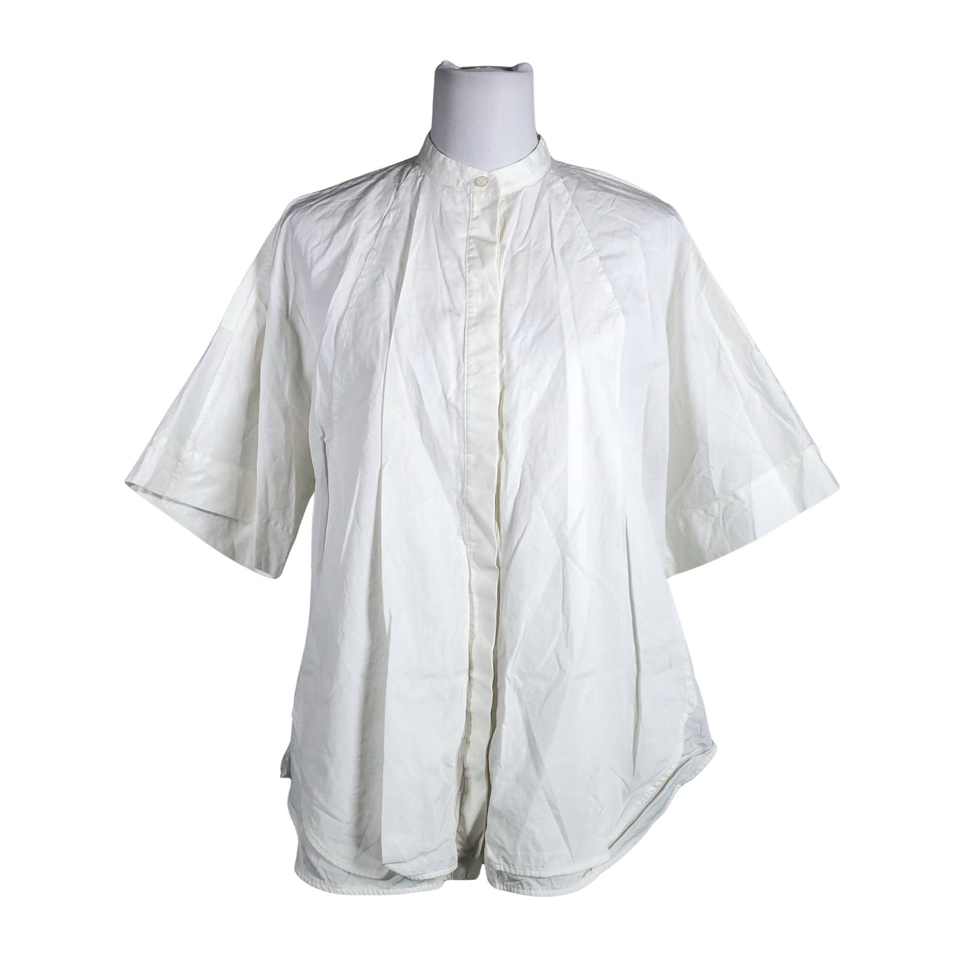 Unisex COS - Lühikeste käistega pluus, suurus 38 - Valge (1)