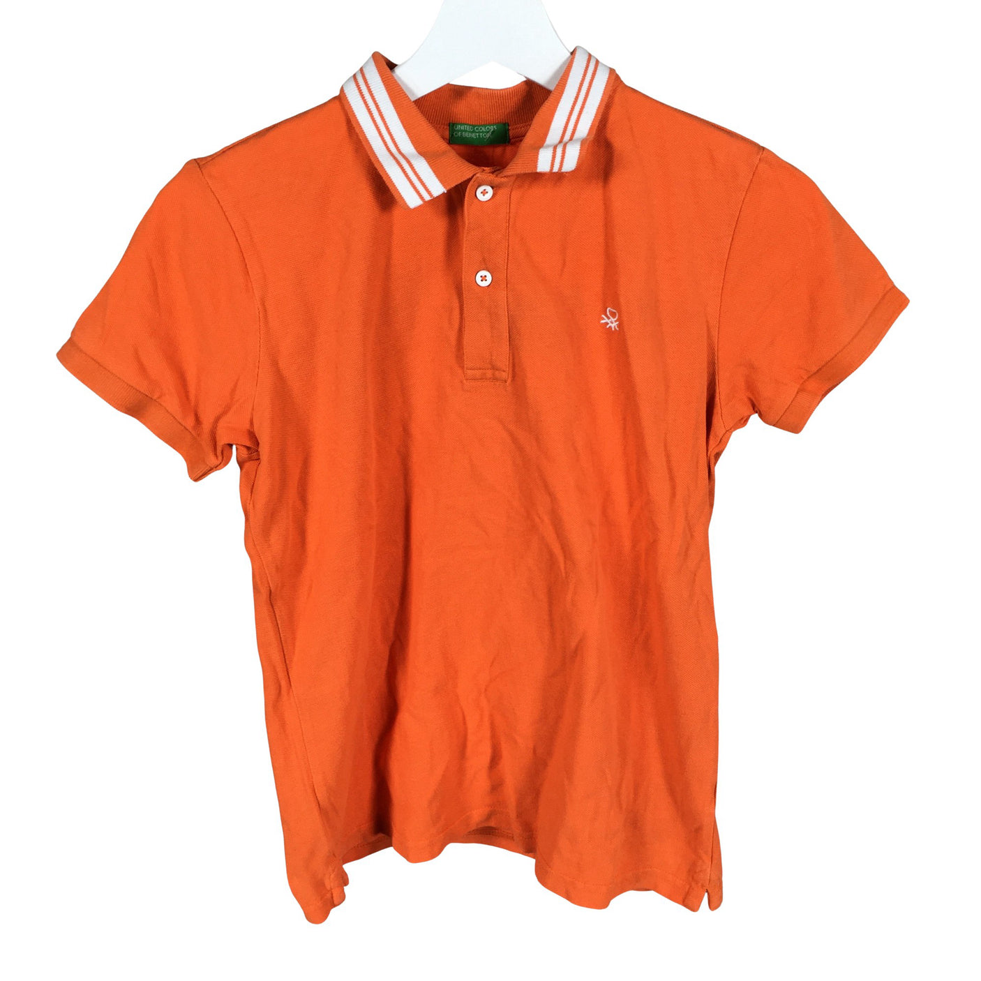 Unisex Benetton - Polosärk, suurus 152 - 158 - Oranž (1)