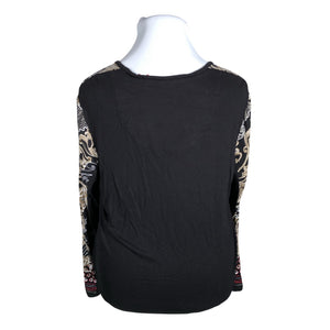 Unisex Taifun - Trikotaažist pluus, suurus 44 - Must (2)