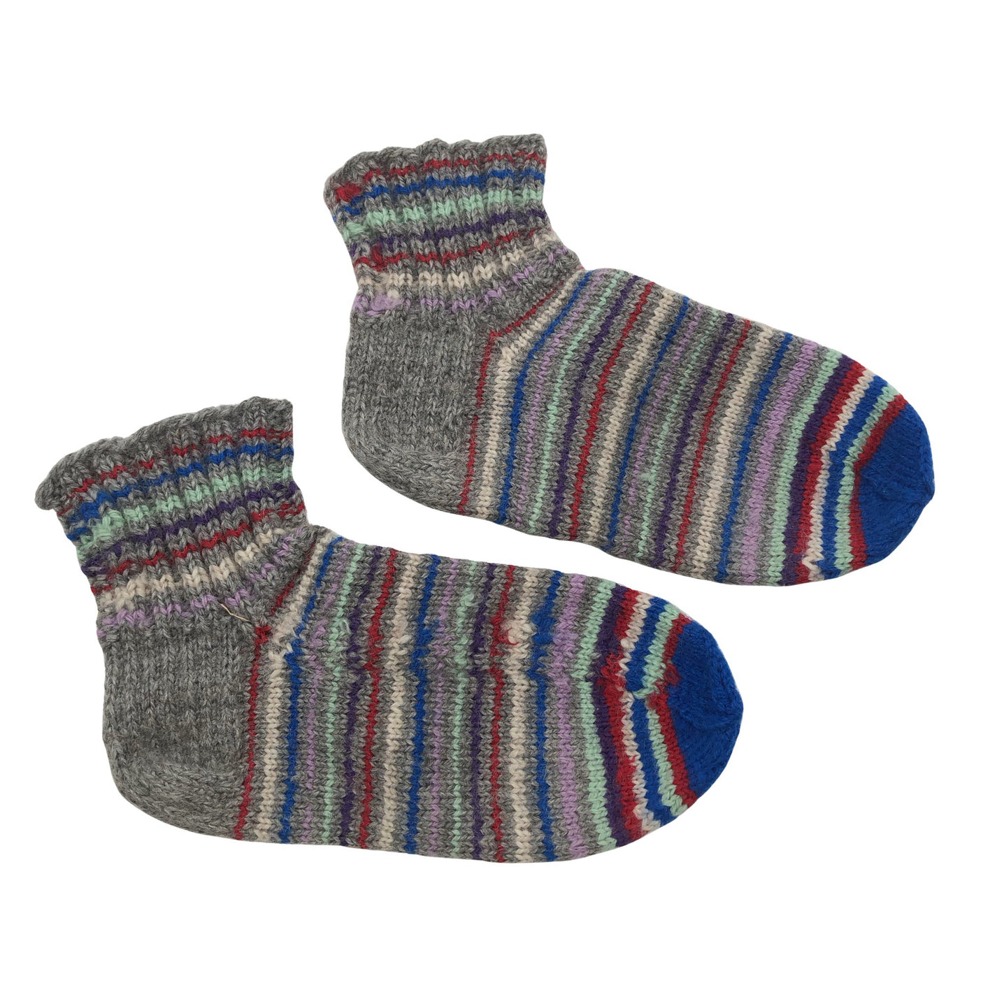 Unisex Handmade - Villased sokid, suurus 37 - Hall (1)