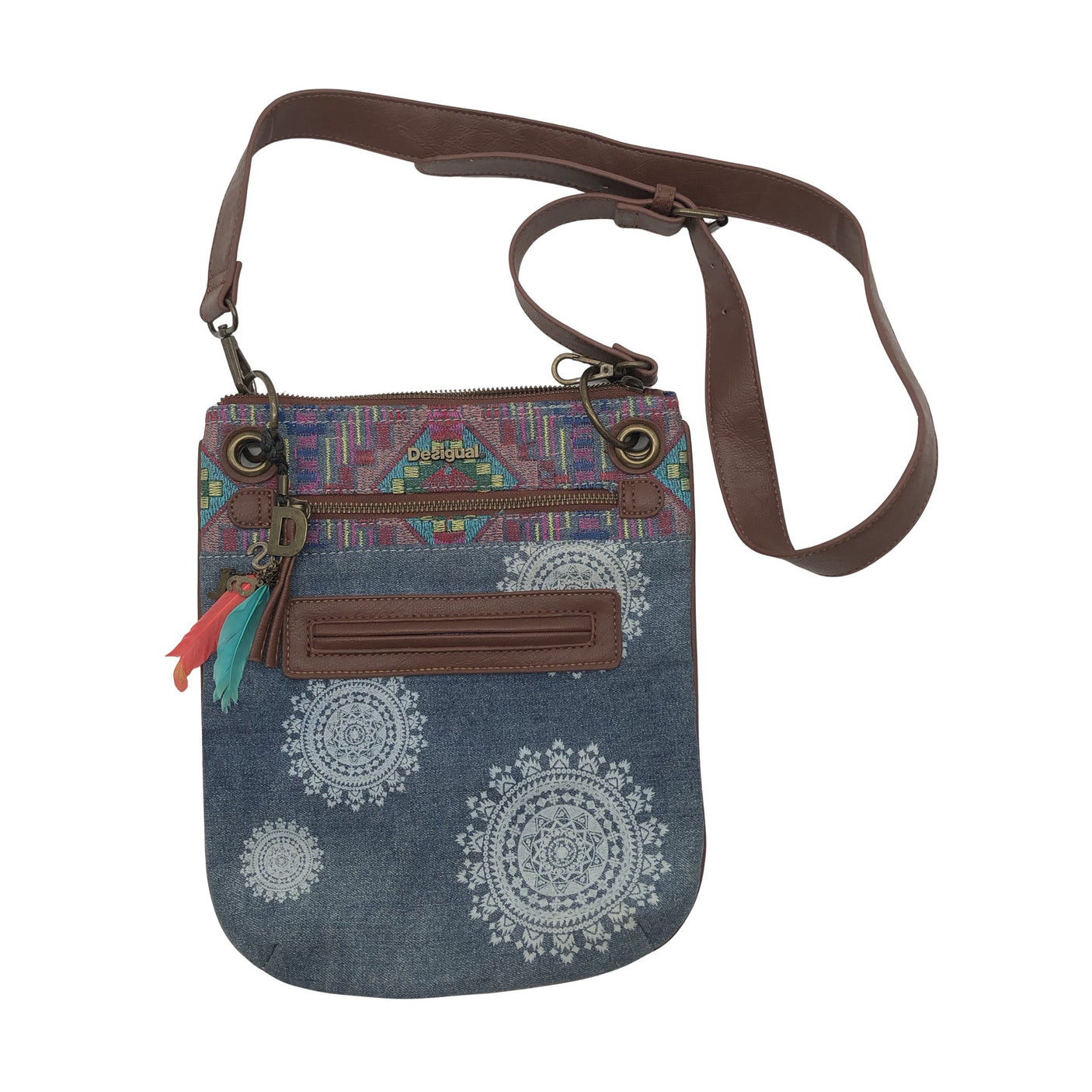 Unisex Desigual - Õlakott, suurus Mini - Sinine (1)