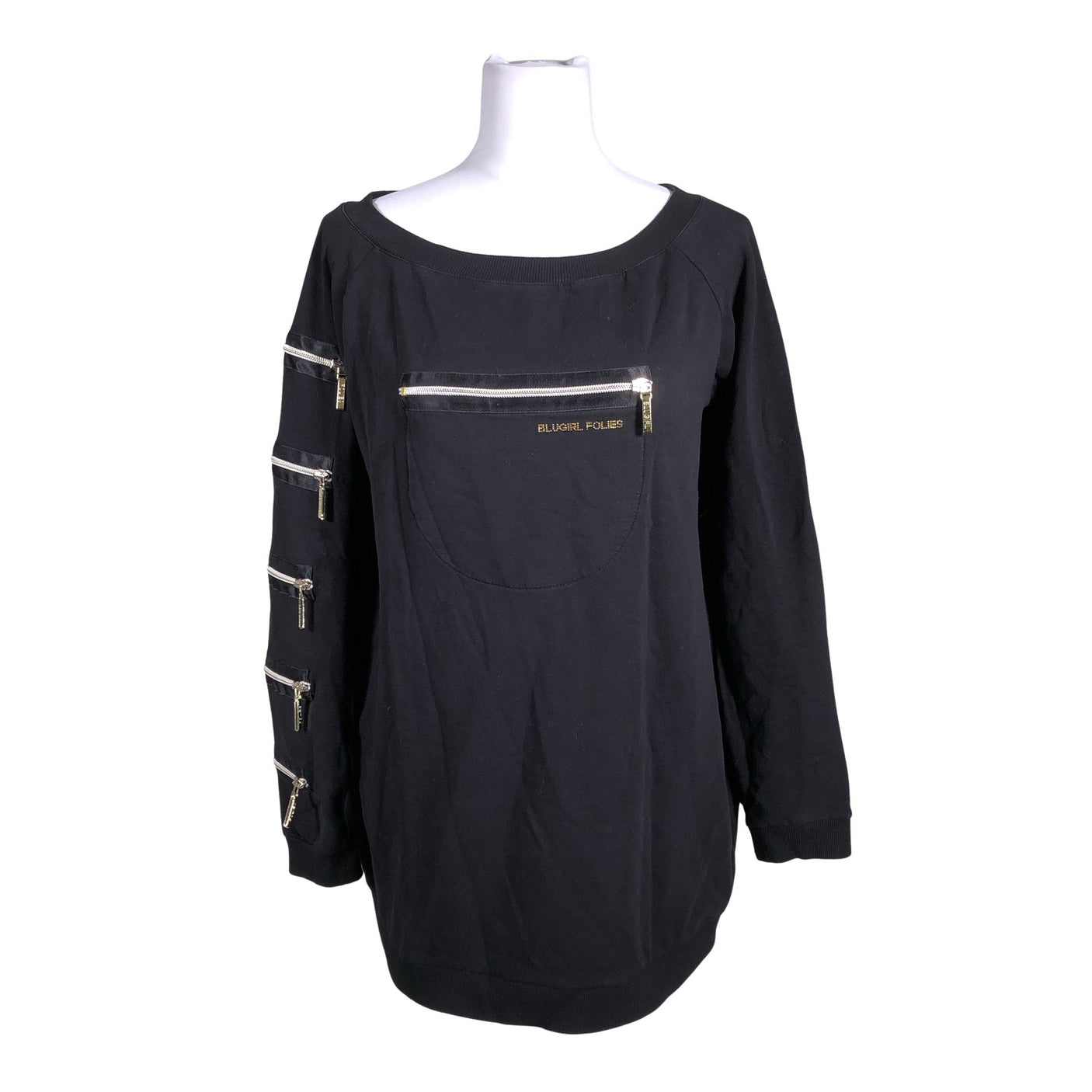 Unisex Blugirl Folies - Trikotaažist tuunika, suurus 40 - Must (1)