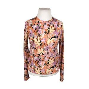 Unisex Lindex - Trikotaažist pluus, suurus 42 - Oranž (1)