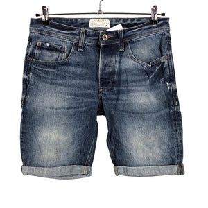 Unisex Selected - Teksast lühikesed püksid, suurus M - Sinine (1)