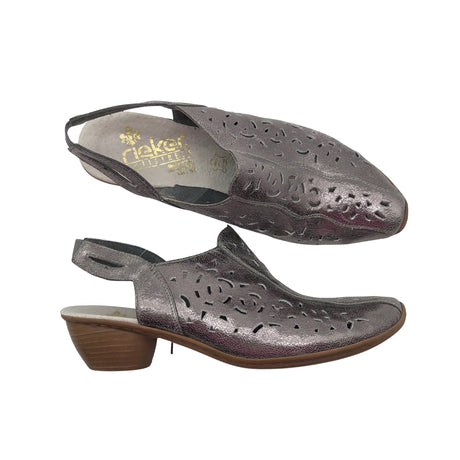 Unisex Rieker - Kontsakingad, suurus 40 - Hõbe ()