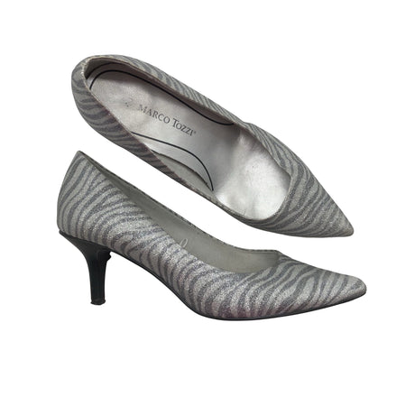 Unisex Marco Tozzi - Pidulikud kontsakingad, suurus 40 - Hõbe ()