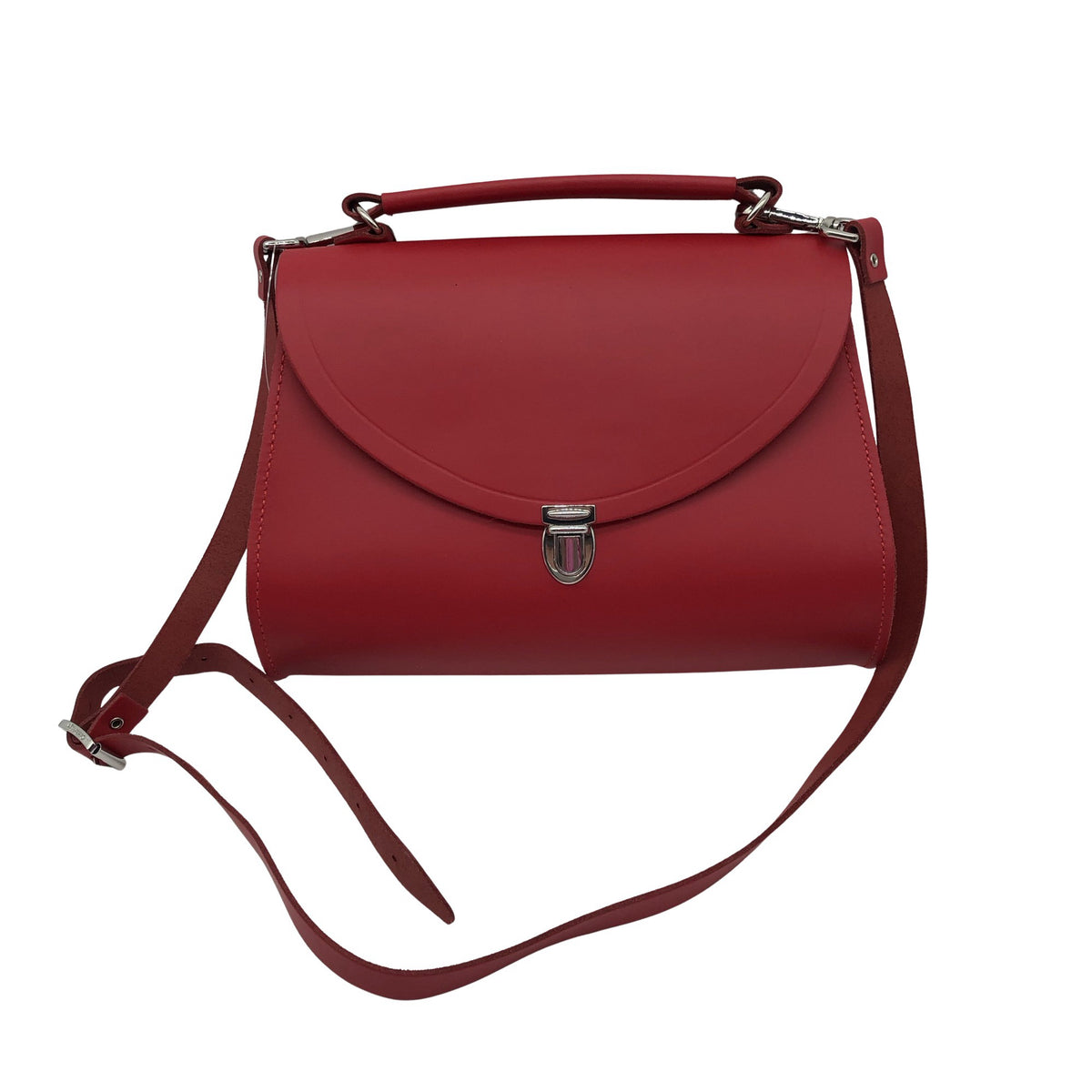 Unisex The Cambridge Satchel - Käekott, suurus Midi - Punane (1)