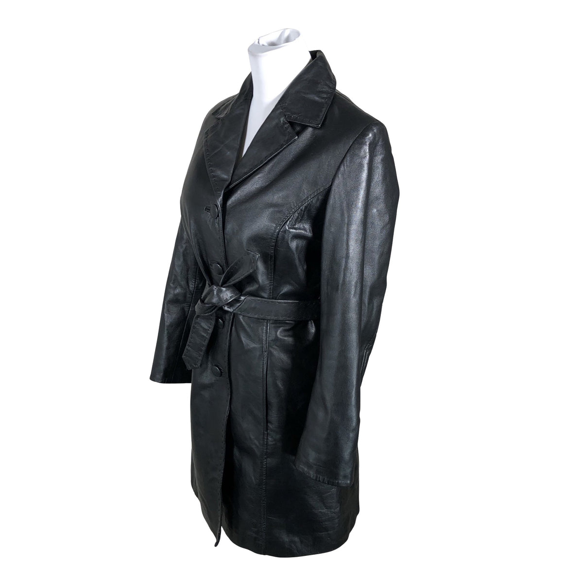 Unisex Big-L - Nahktagi, suurus 36 - Must (3)