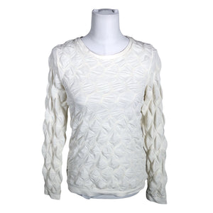 Unisex Selected - Trikotaažist pluus, suurus 34 - Looduslik valge (1)
