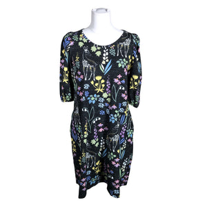 Unisex Versonpuoti - Trikotaažist kleit, suurus 40 - Must (1)